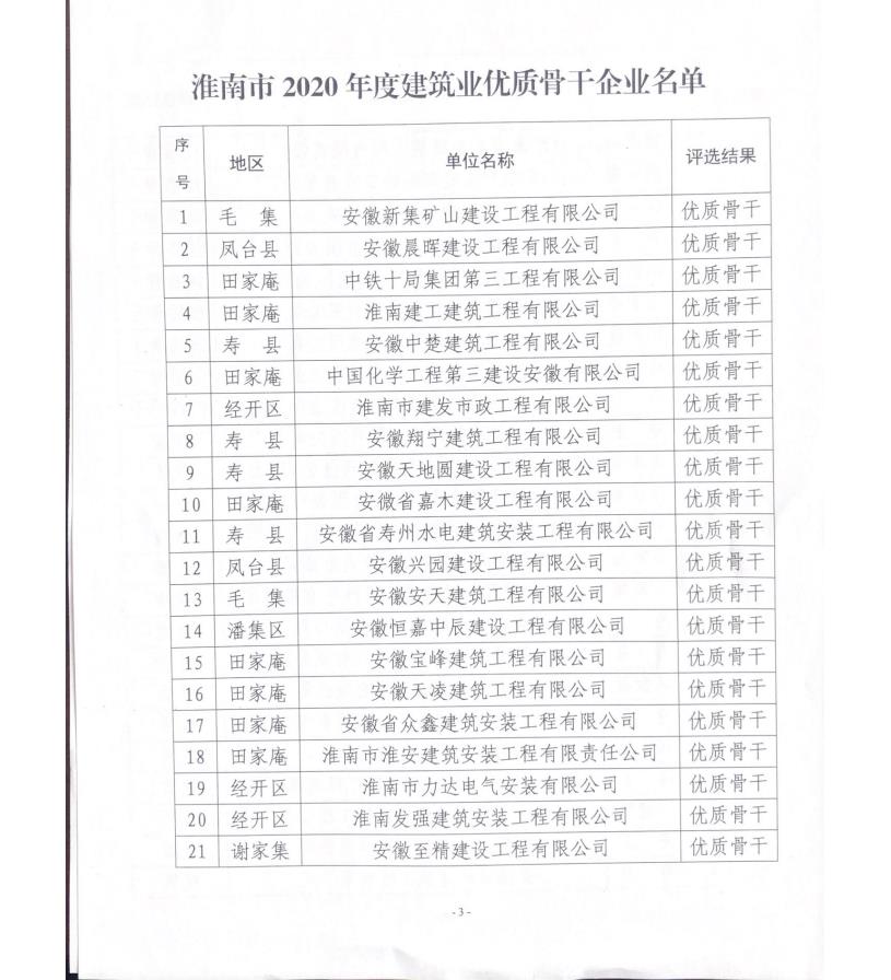 优秀骨干企业2